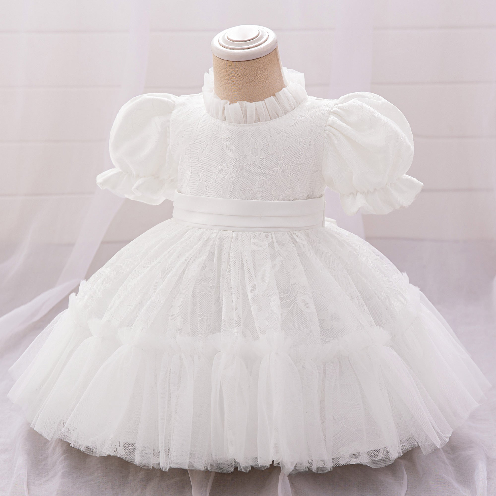 Girls Balloon Mini Dress