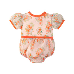 Infant Girls Printed Short Sleeve Bodysuit