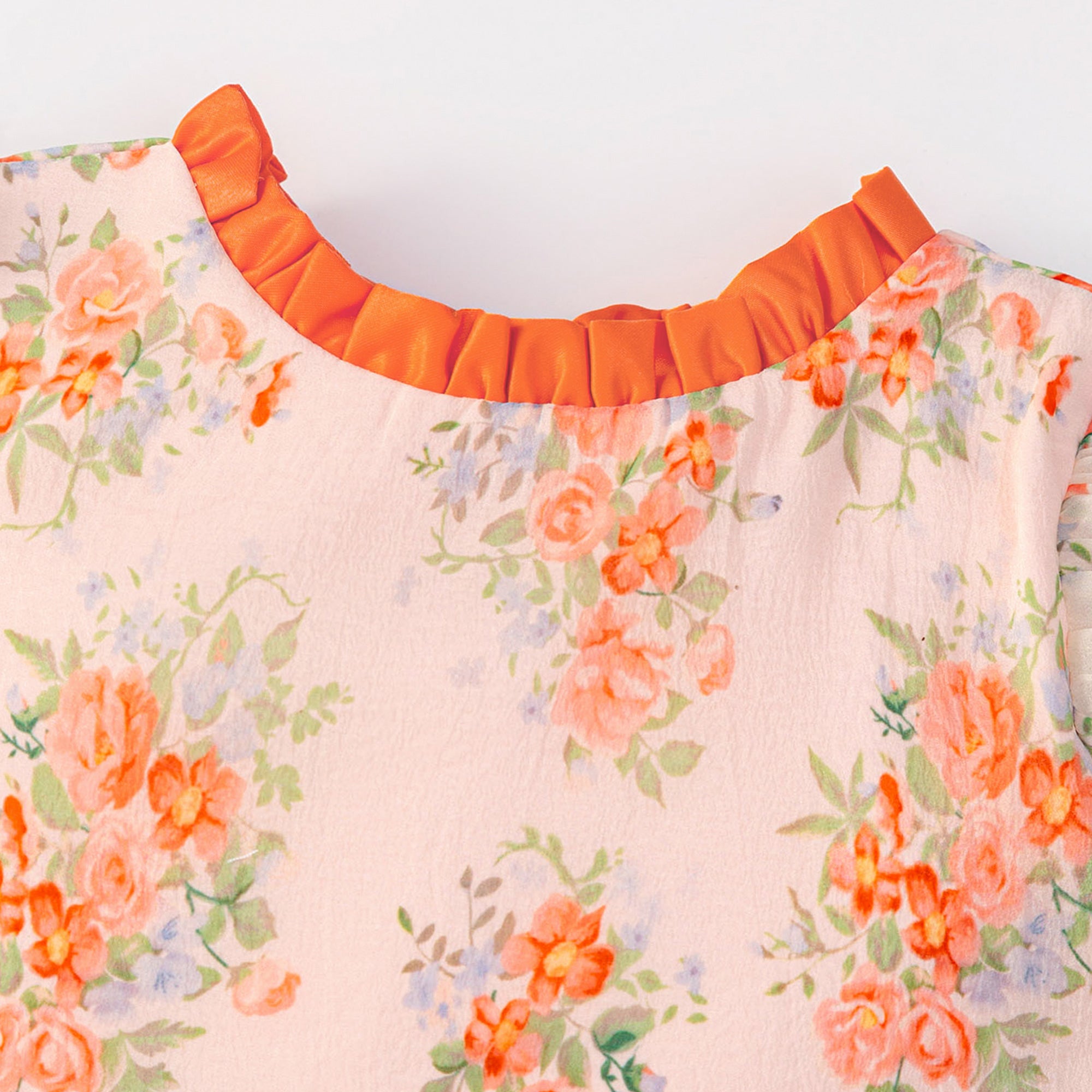 Infant Girls Printed Short Sleeve Bodysuit