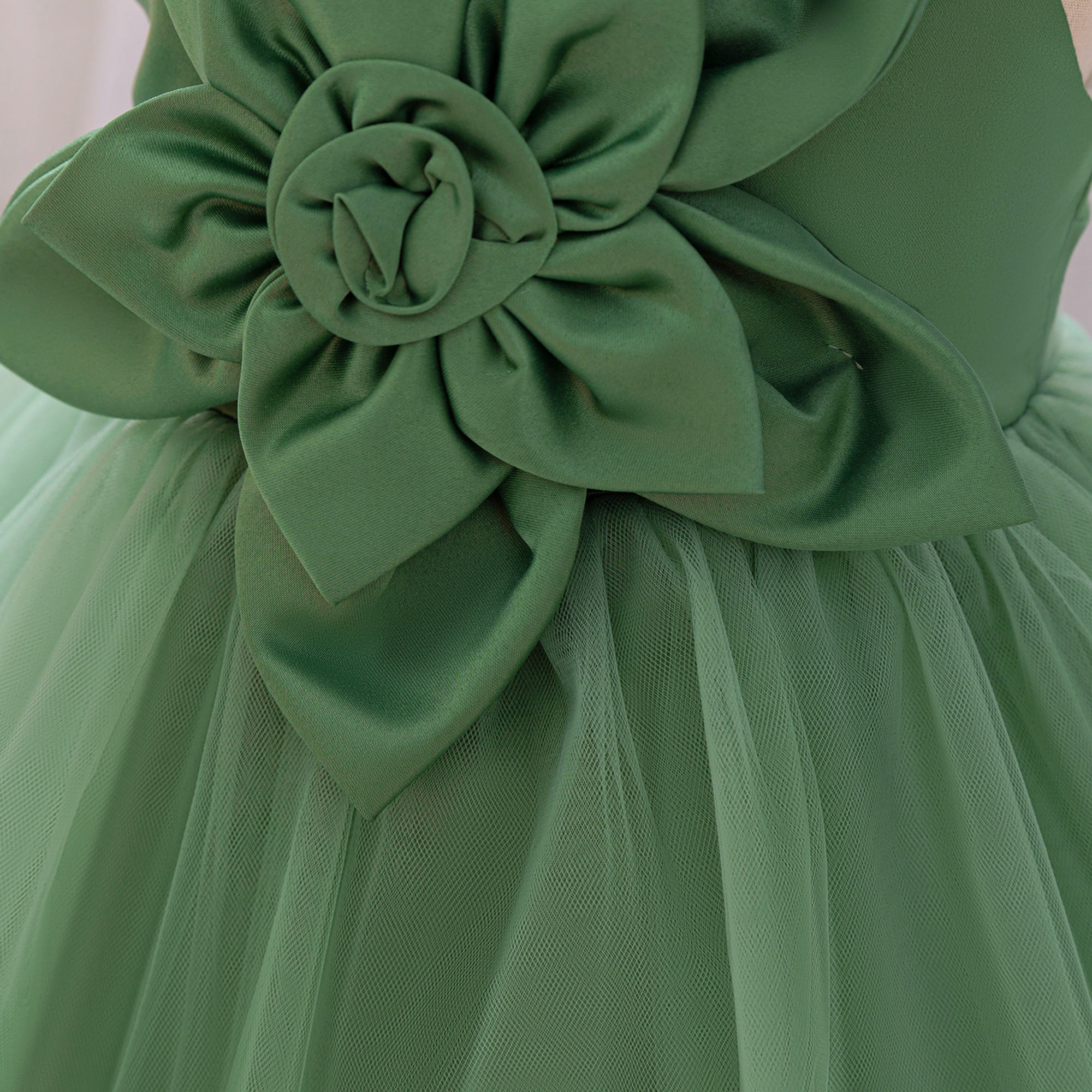 Girls Ruffled Fit and Flare Dress