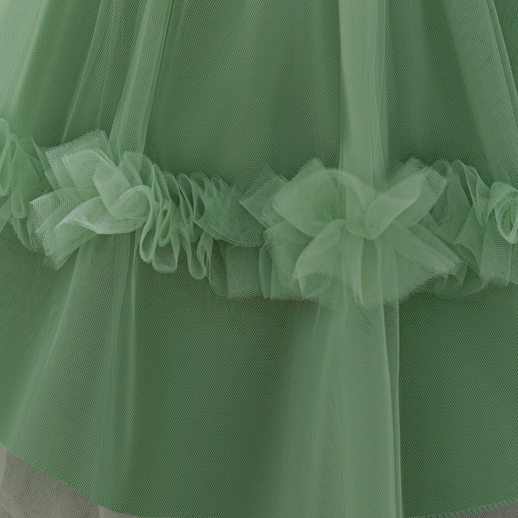 Girls Ruffled Fit and Flare Dress