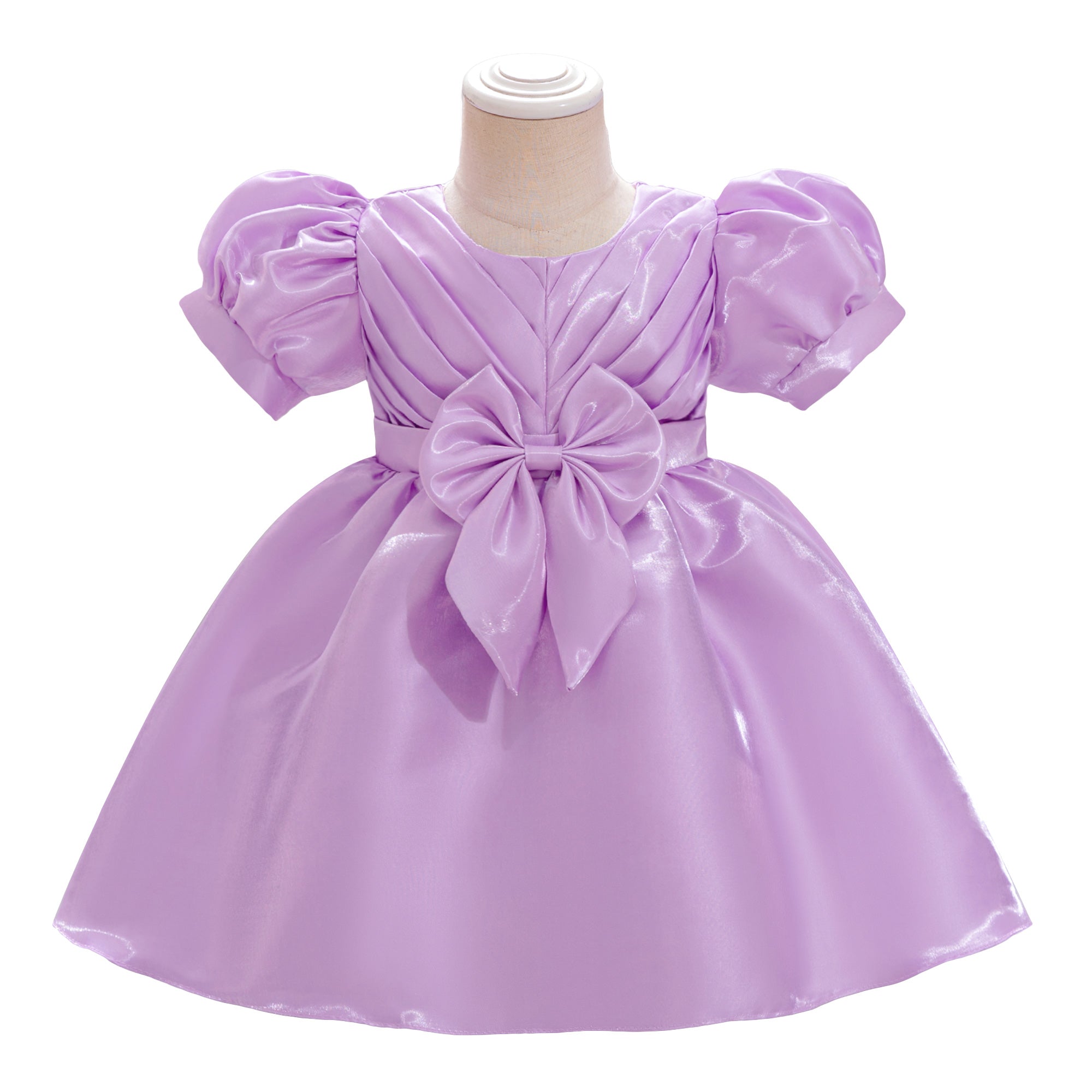 Girls Round Neck Gown Dress