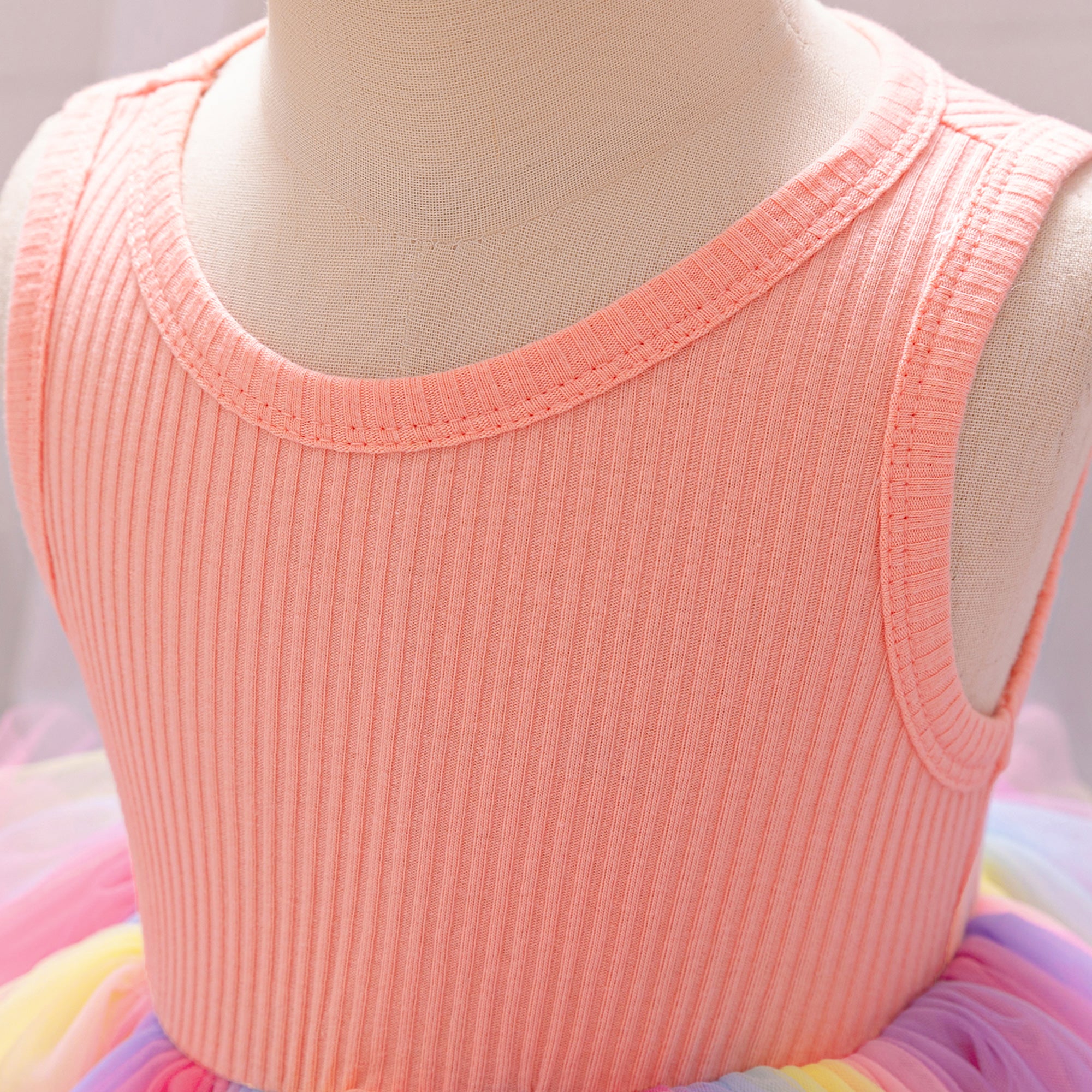 Girls Layered Balloon Dress