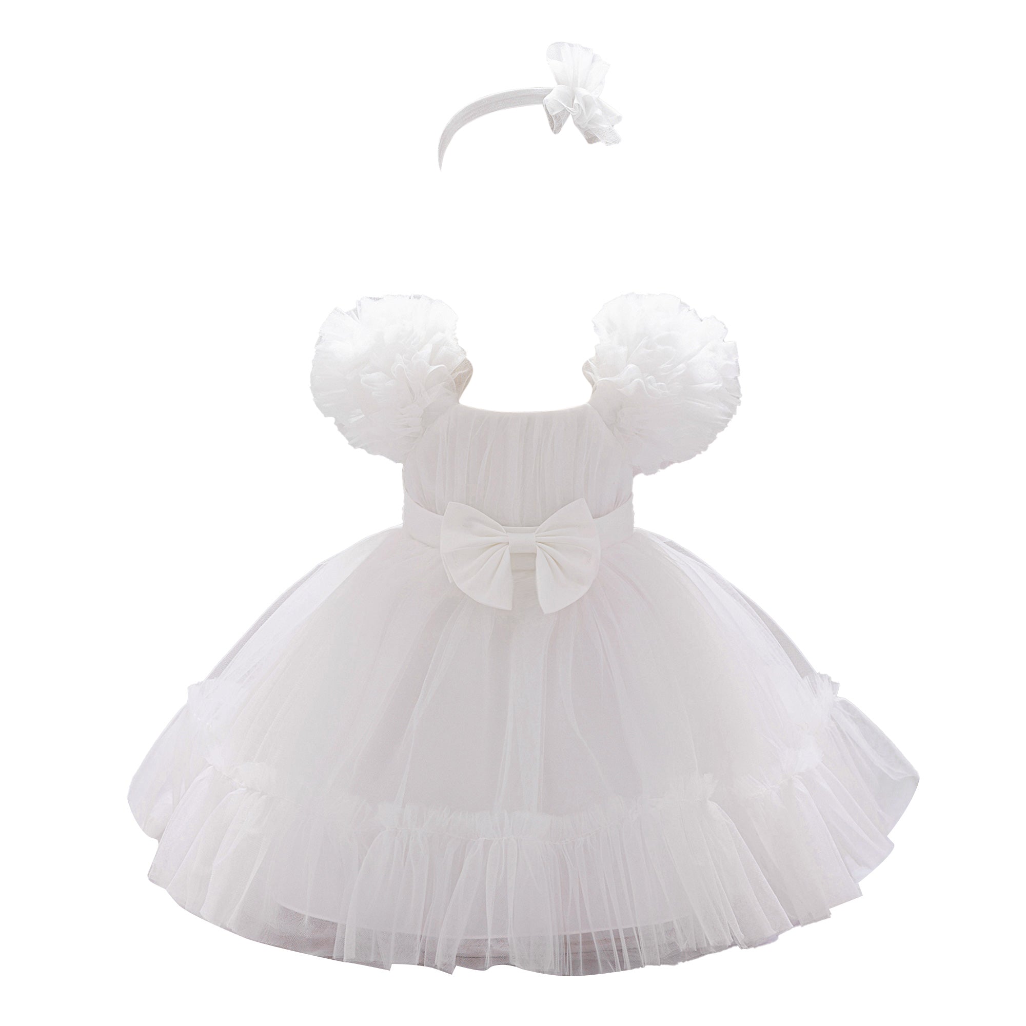 Girls Solid A-Line Midi Dress