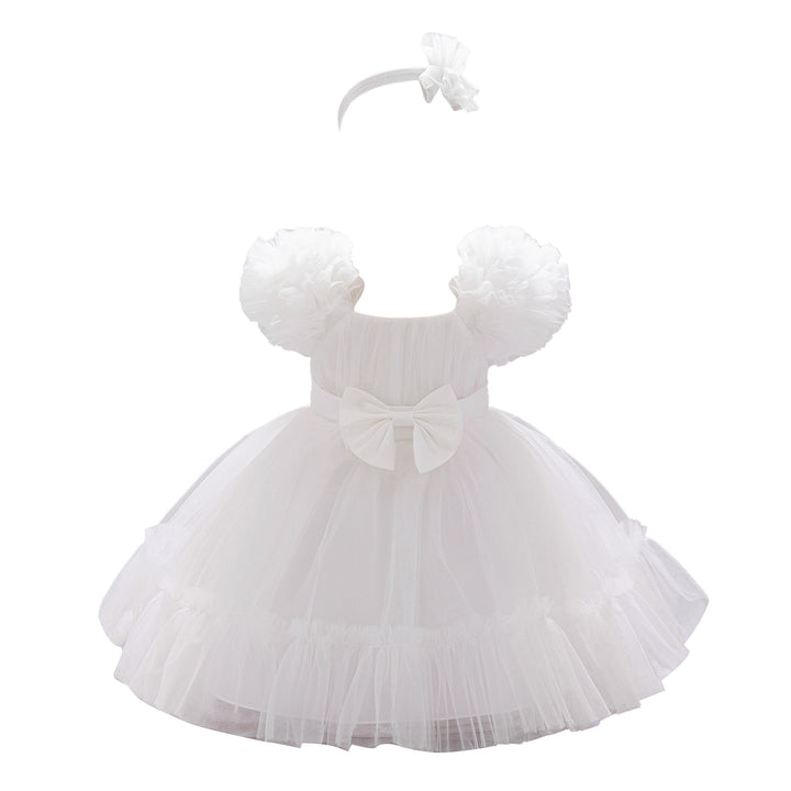 Girls Solid A-Line Midi Dress