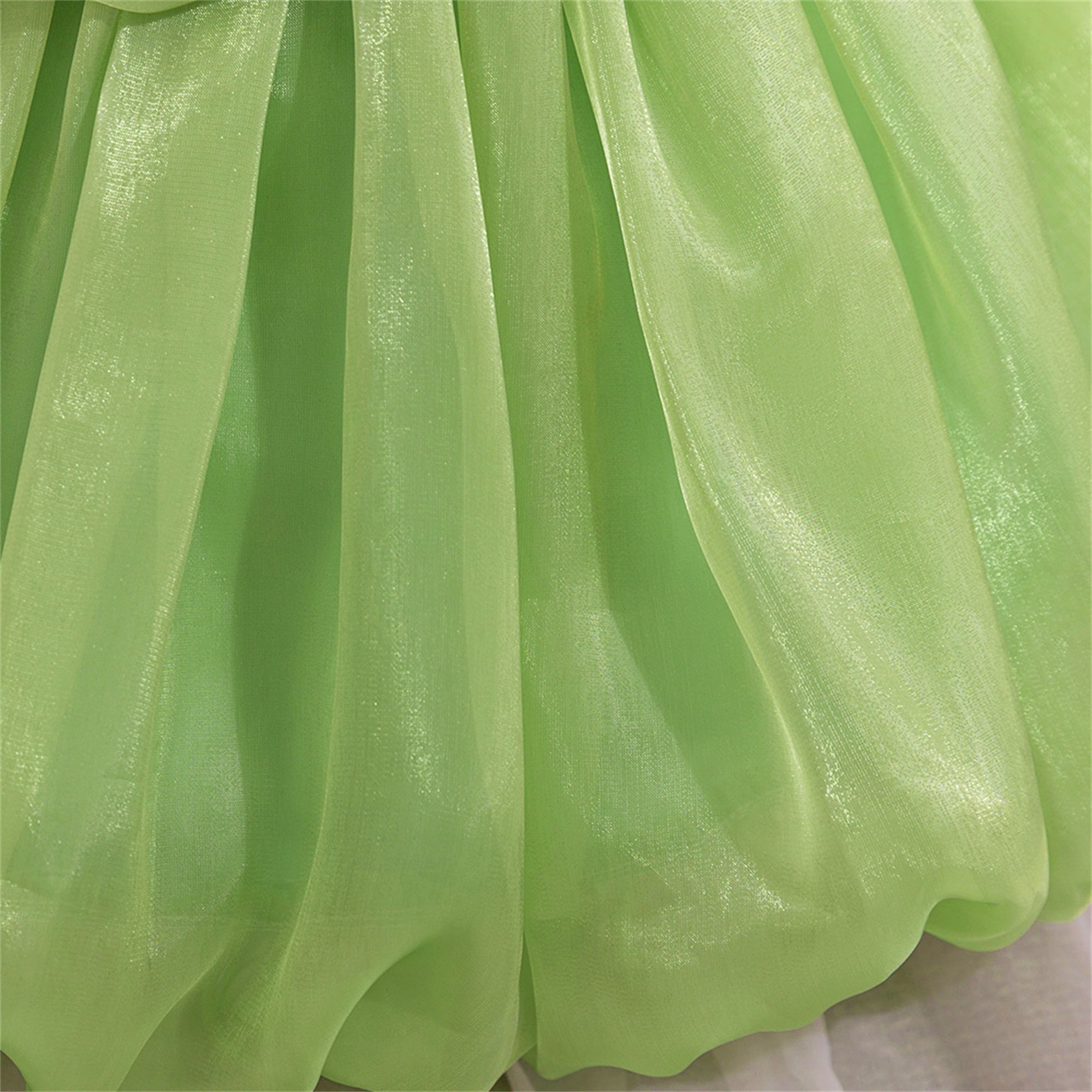 Girls Shoulder Straps Balloon Dress