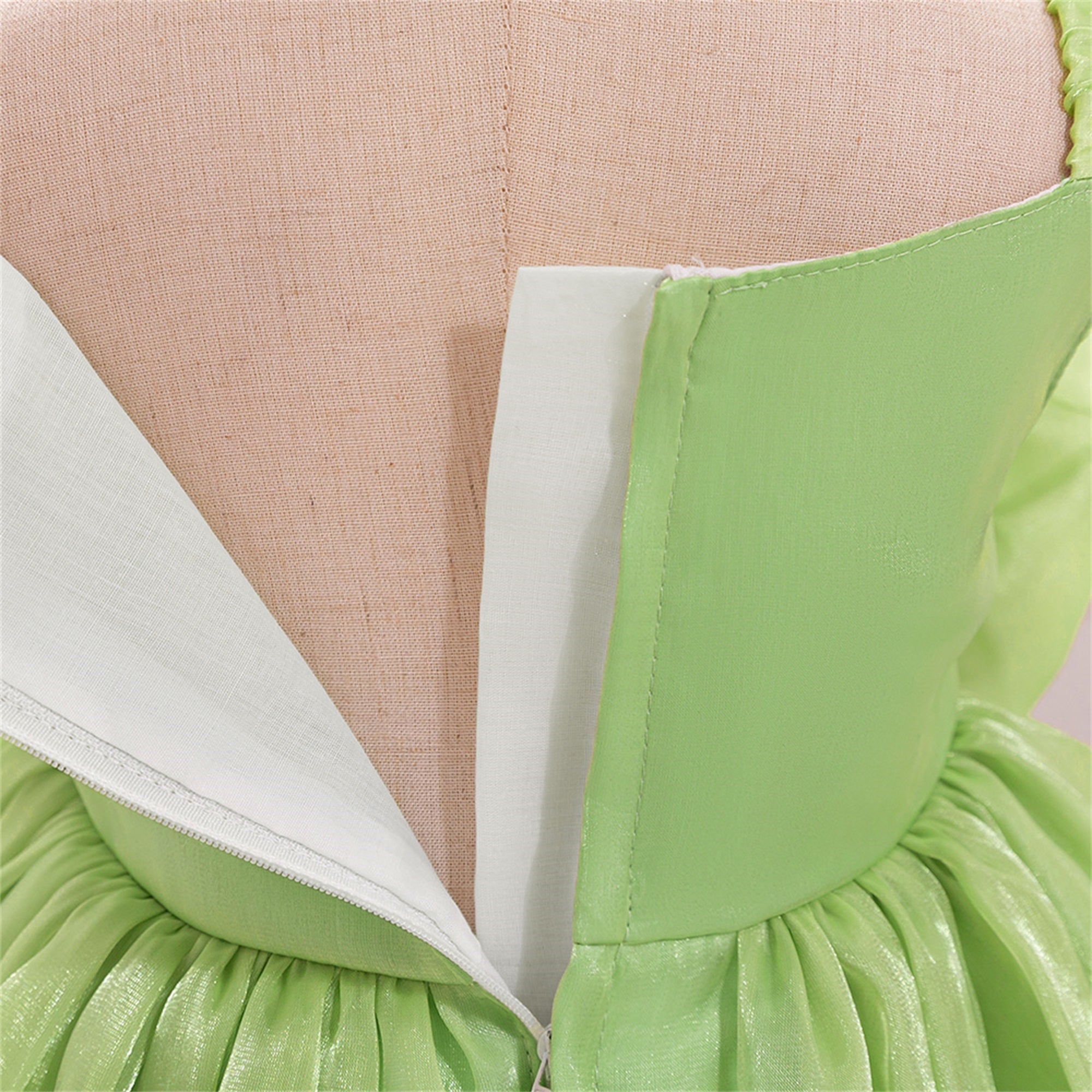 Girls Shoulder Straps Balloon Dress