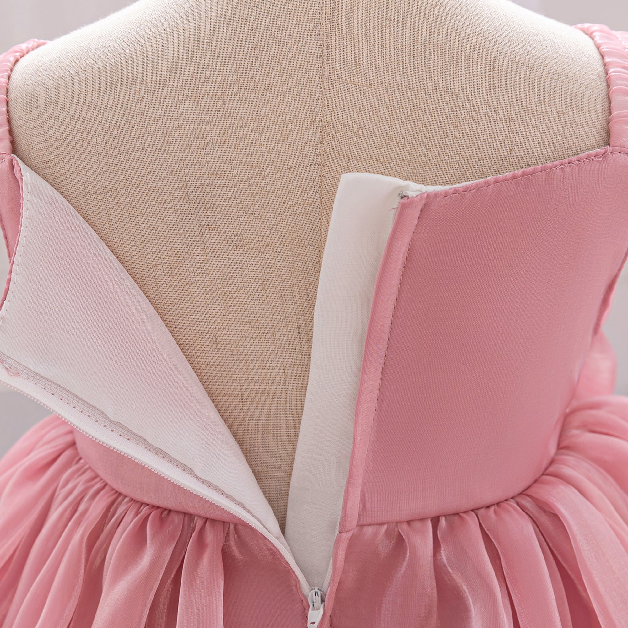 Girls Shoulder Straps Balloon Dress