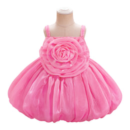 Girls Sleeveless Balloon Dress