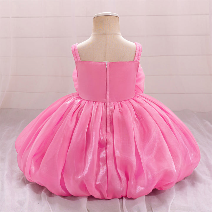 Girls Sleeveless Balloon Dress
