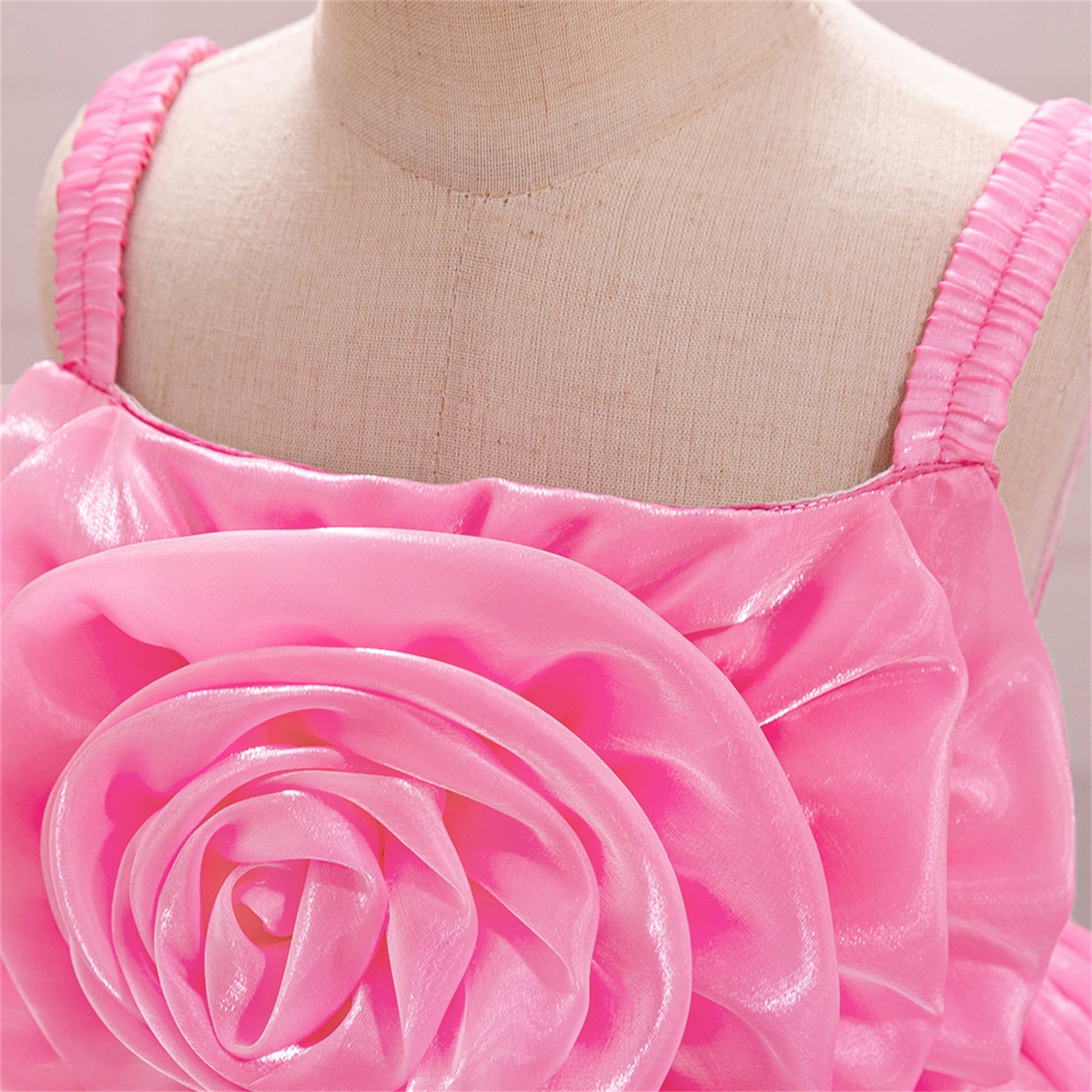 Girls Sleeveless Balloon Dress
