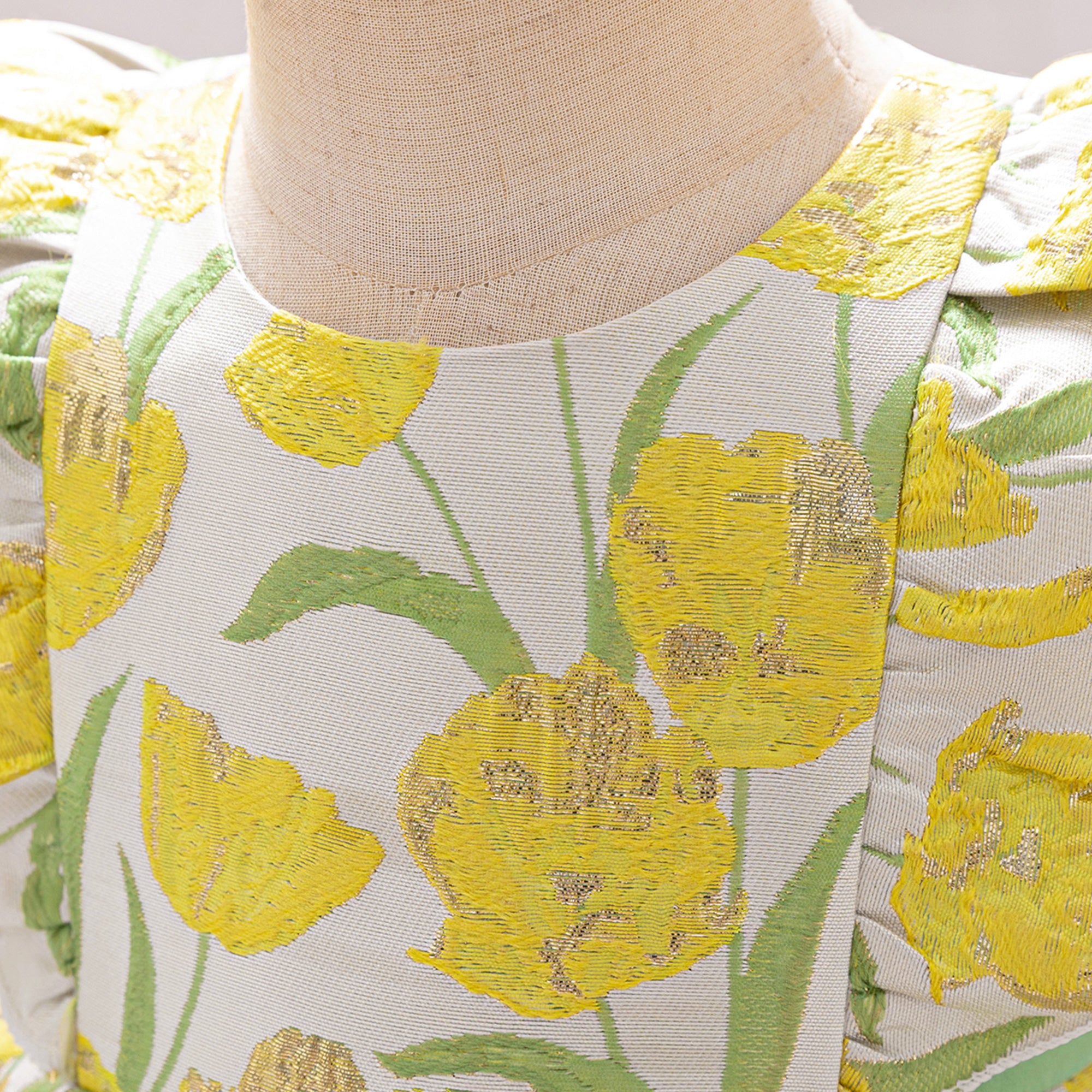 Girls Floral Printed Fit and Flare Dress