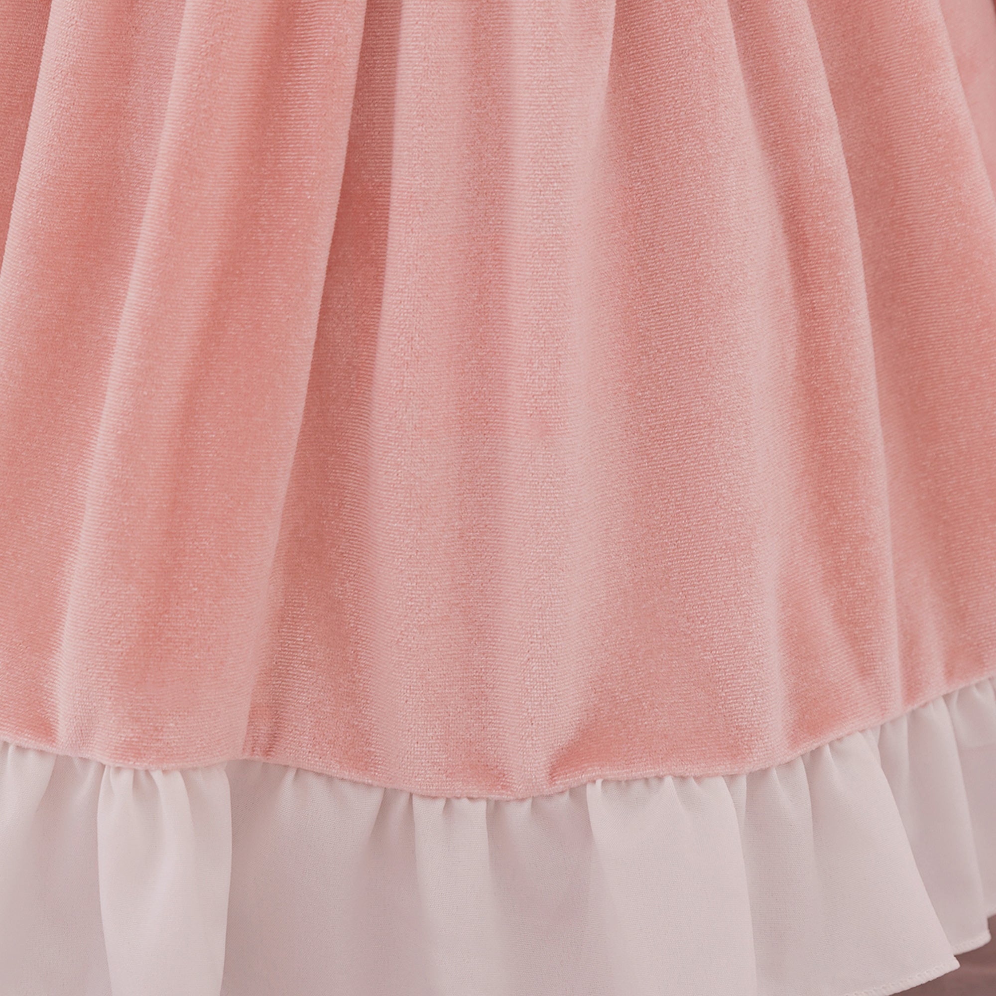 Girls Square Neck Fit and Flare Dress