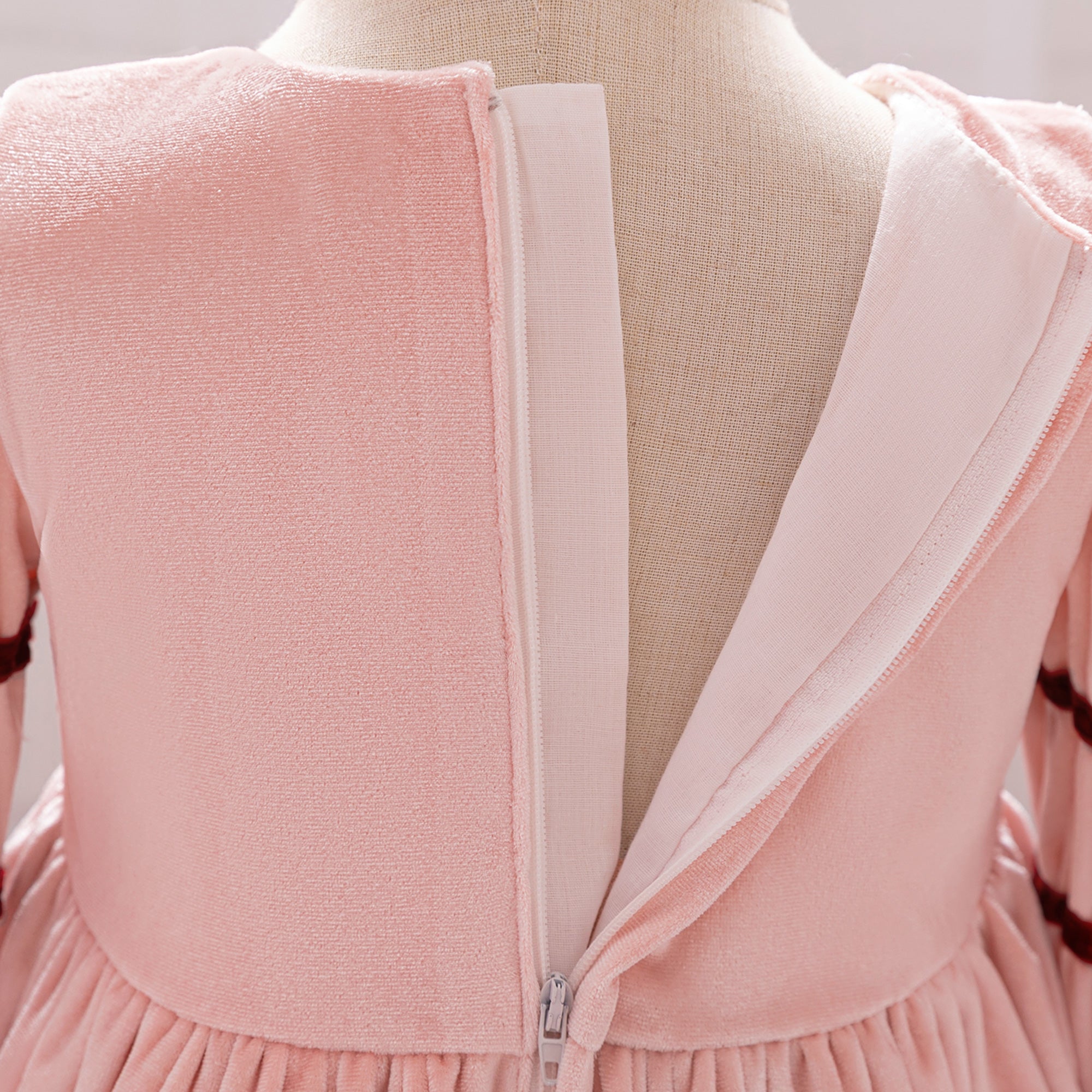 Girls Square Neck Fit and Flare Dress
