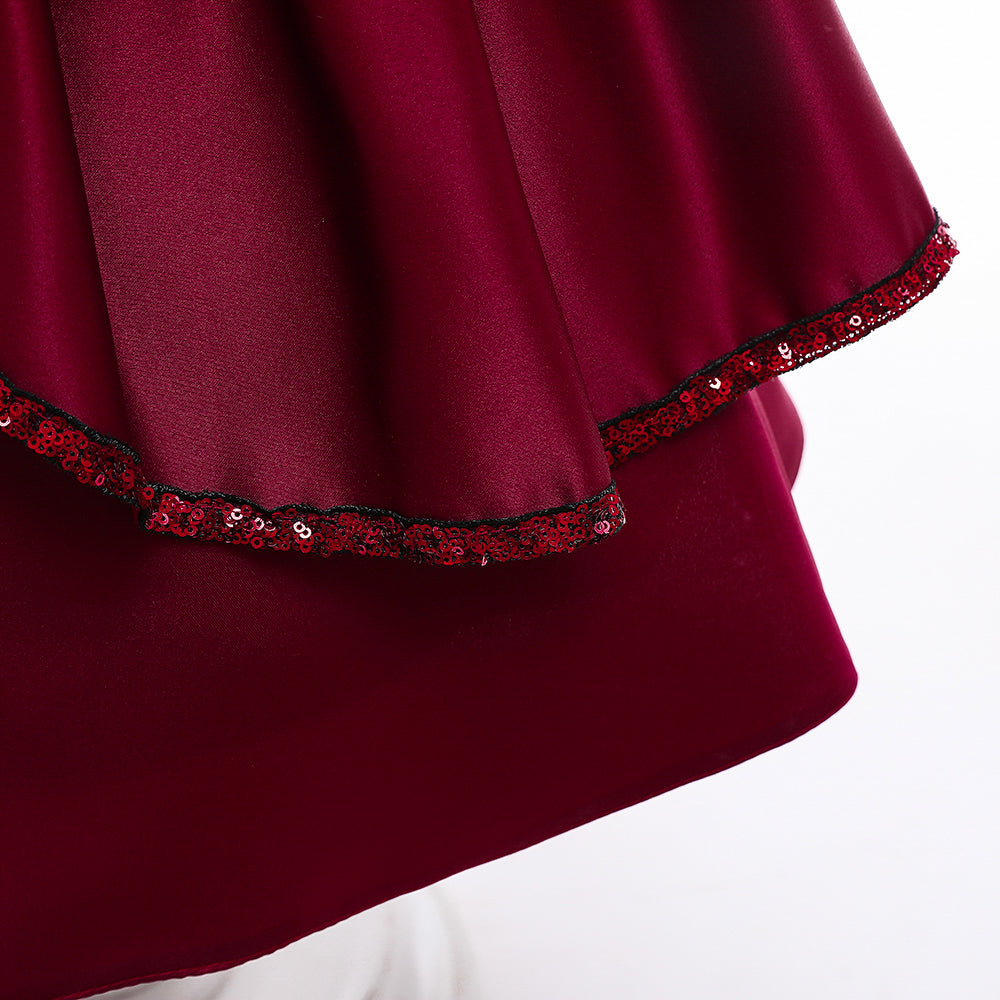 Girls Embellished Sleeveless Cotton Balloon Maxi Dress