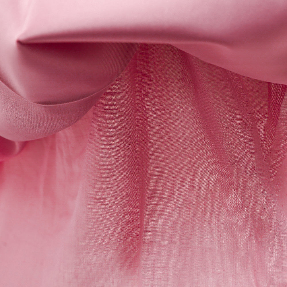 Girls Pink Shoulder Straps Bow & Gathered Detail Fit & Flare Dress