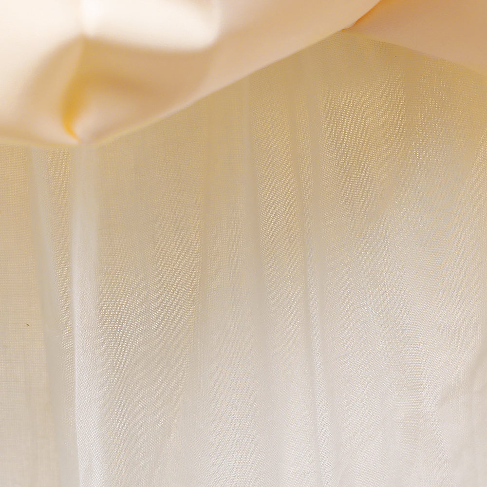 Girls Beige Shoulder Straps Fit & Flare Dress
