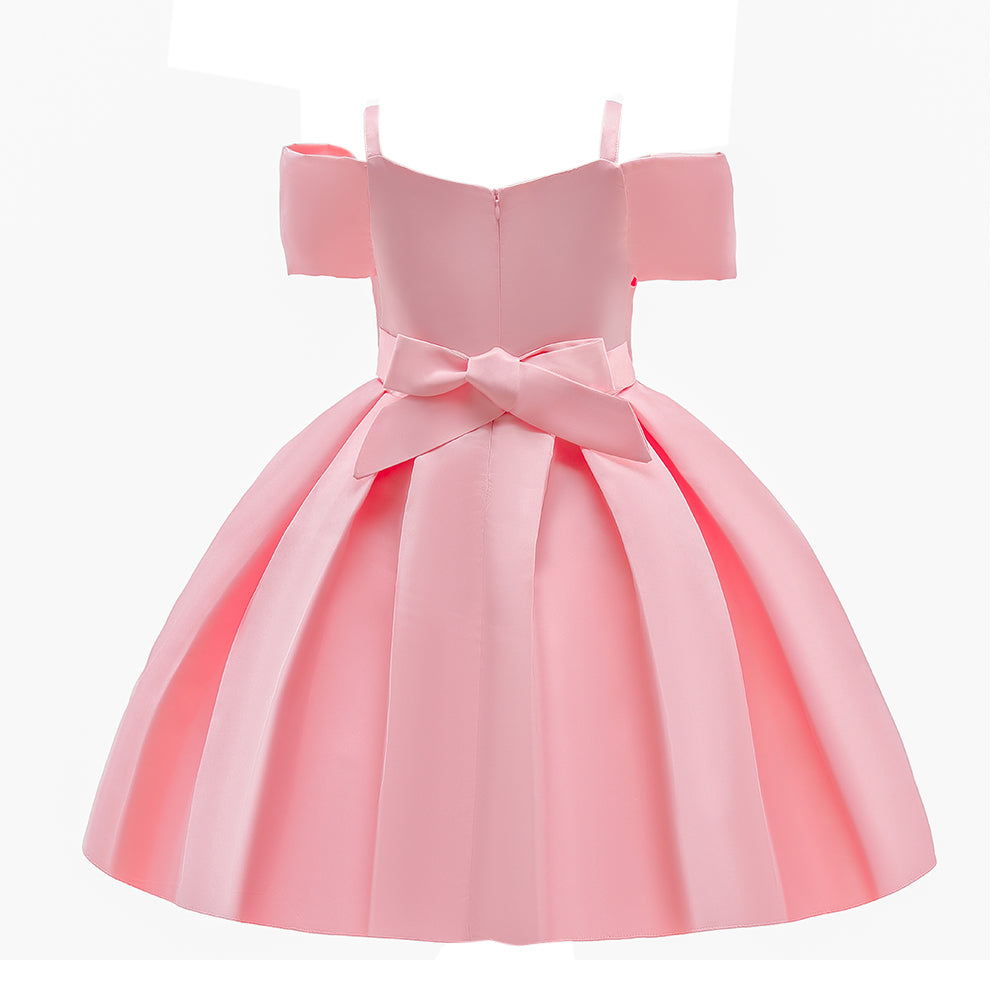 Shoulder Straps Sleeveless Pleated Fit & Flare Dress