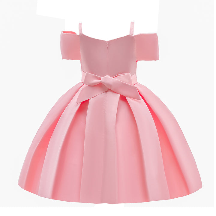 Shoulder Straps Sleeveless Pleated Fit & Flare Dress