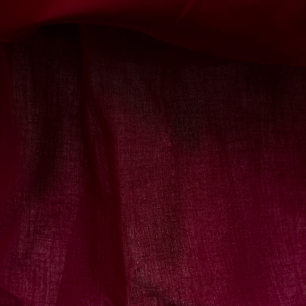 Maroon Embellished Fit & Flare Balloon Dress