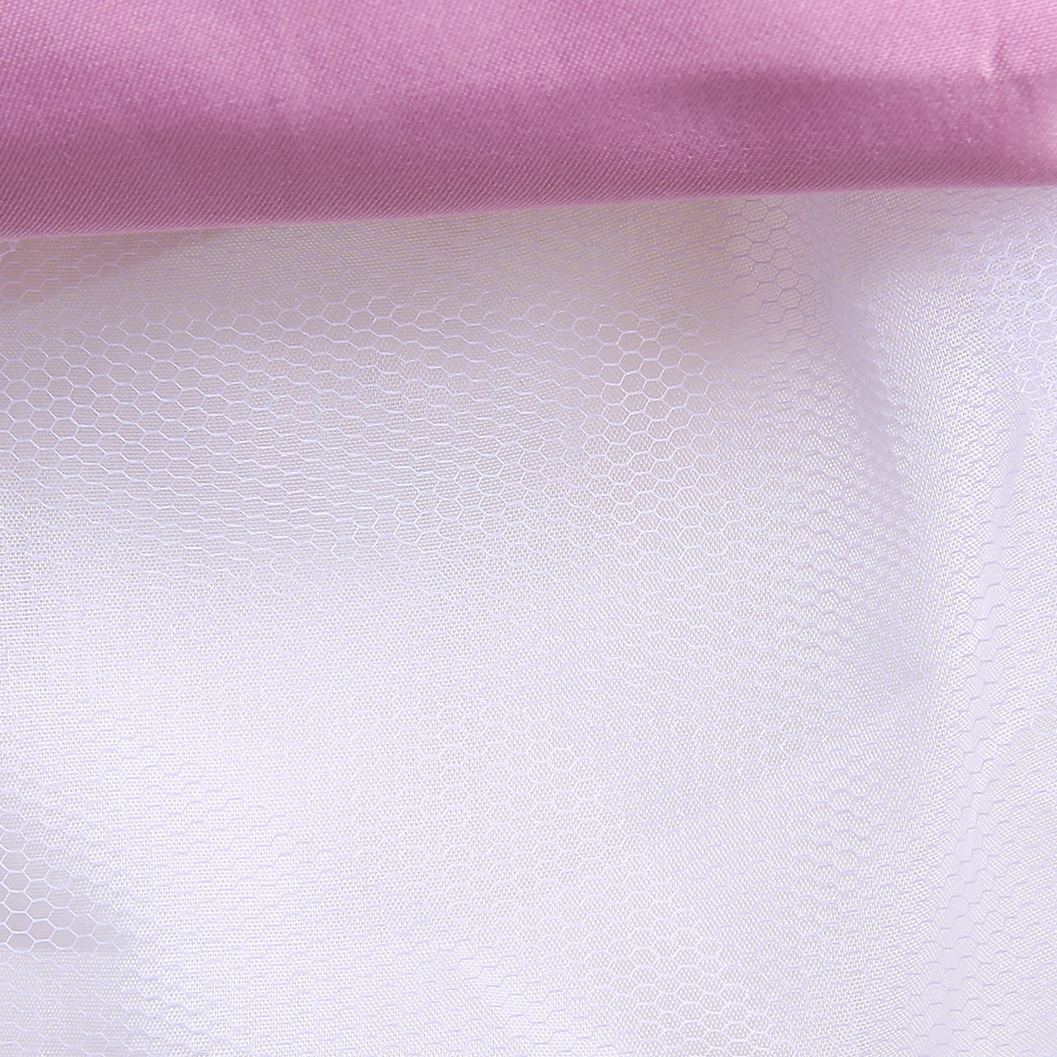 Pink Girls Flared Sleeves Bow Embellished Fit & Flare Dress