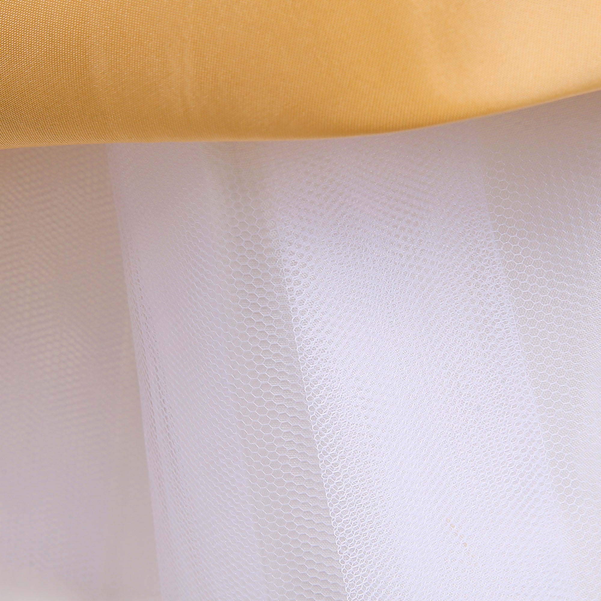 Girls Yellow Self Design Round Neck Applique Party Balloon Maxi Dress