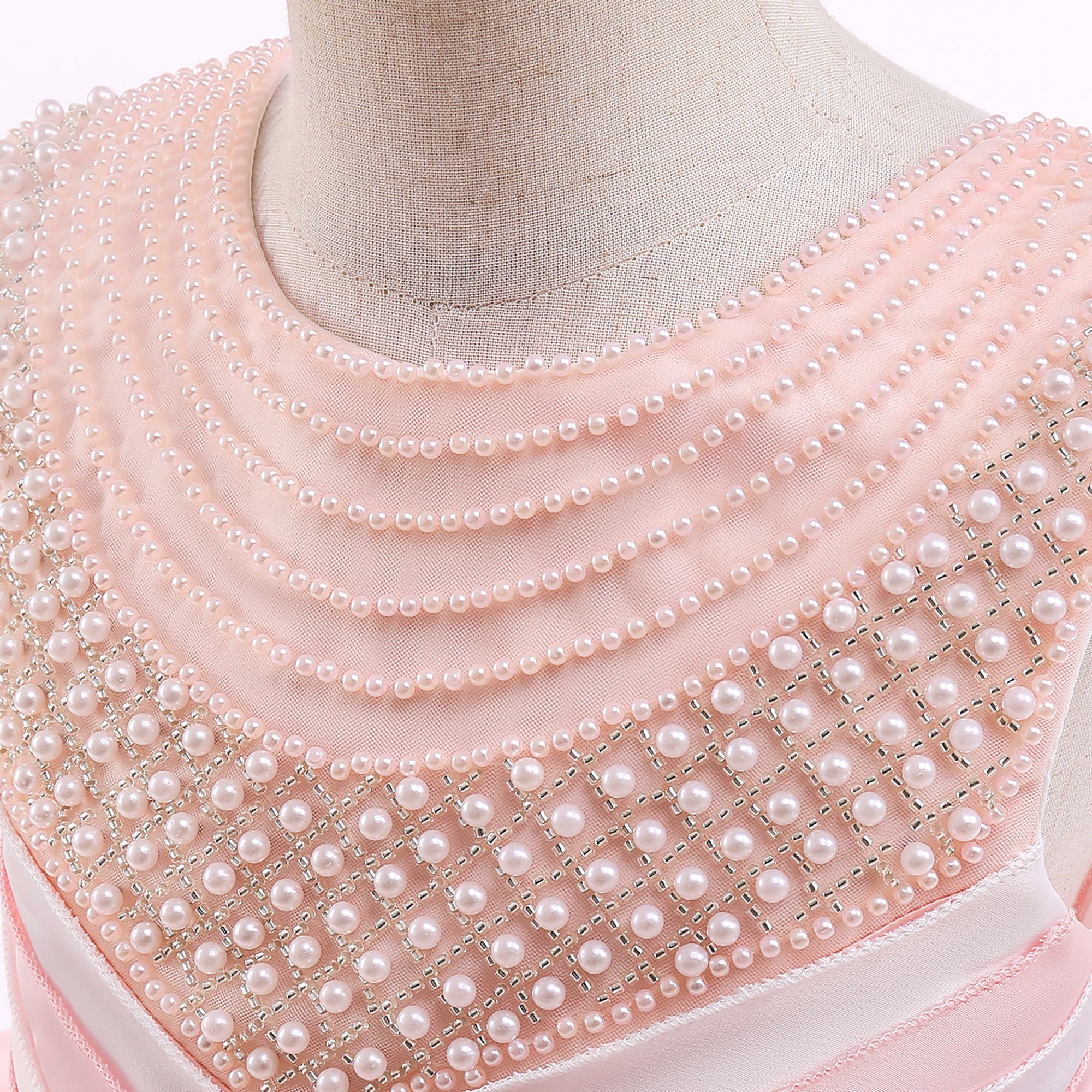 Girls Pink Fit & Flare Dress