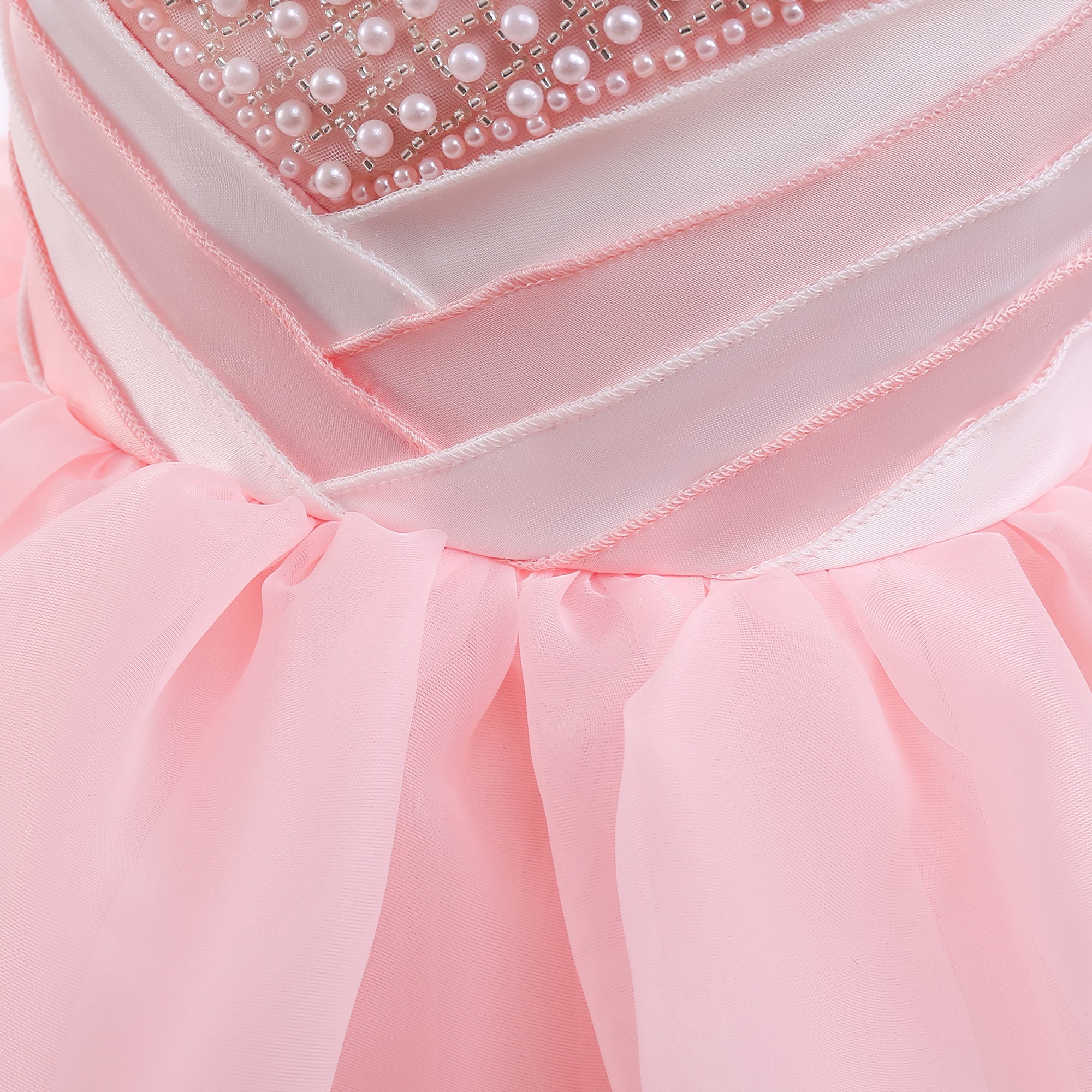 Girls Pink Fit & Flare Dress