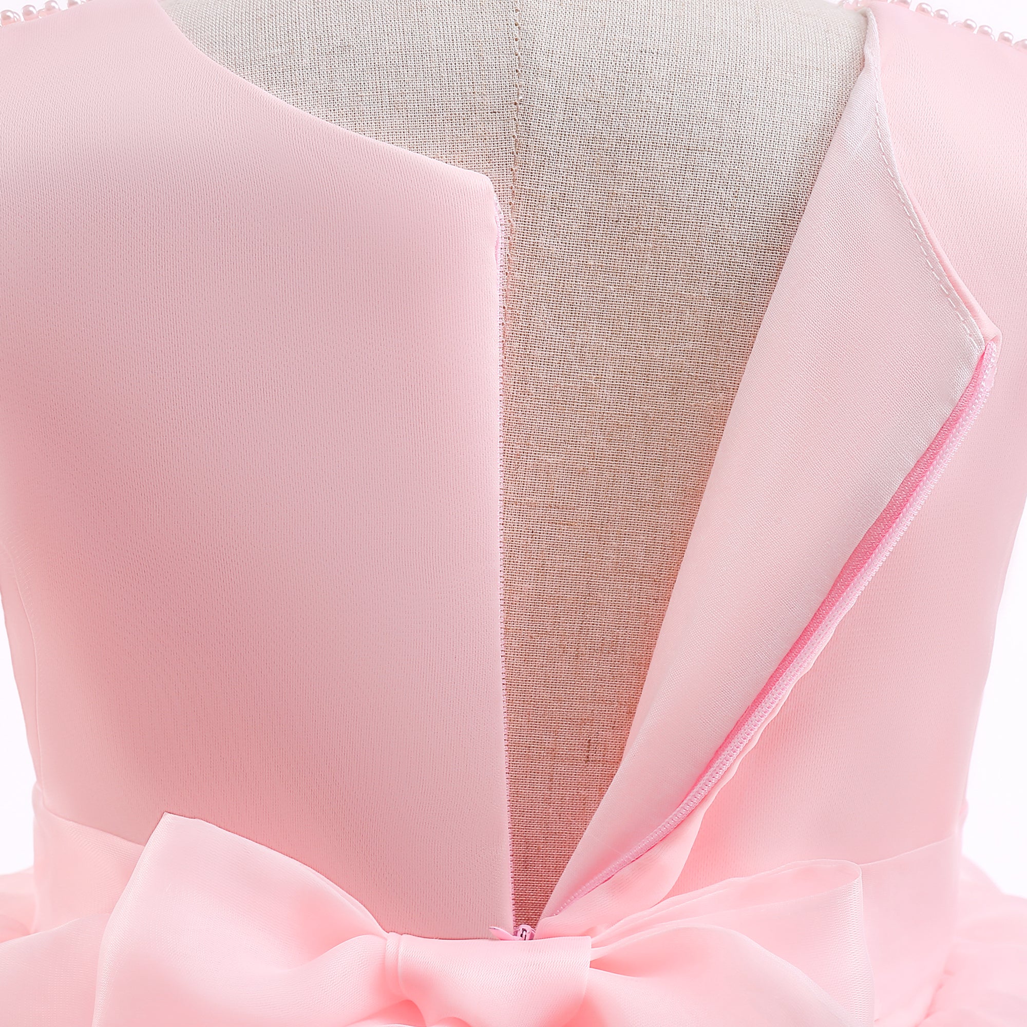 Girls Pink Fit & Flare Dress