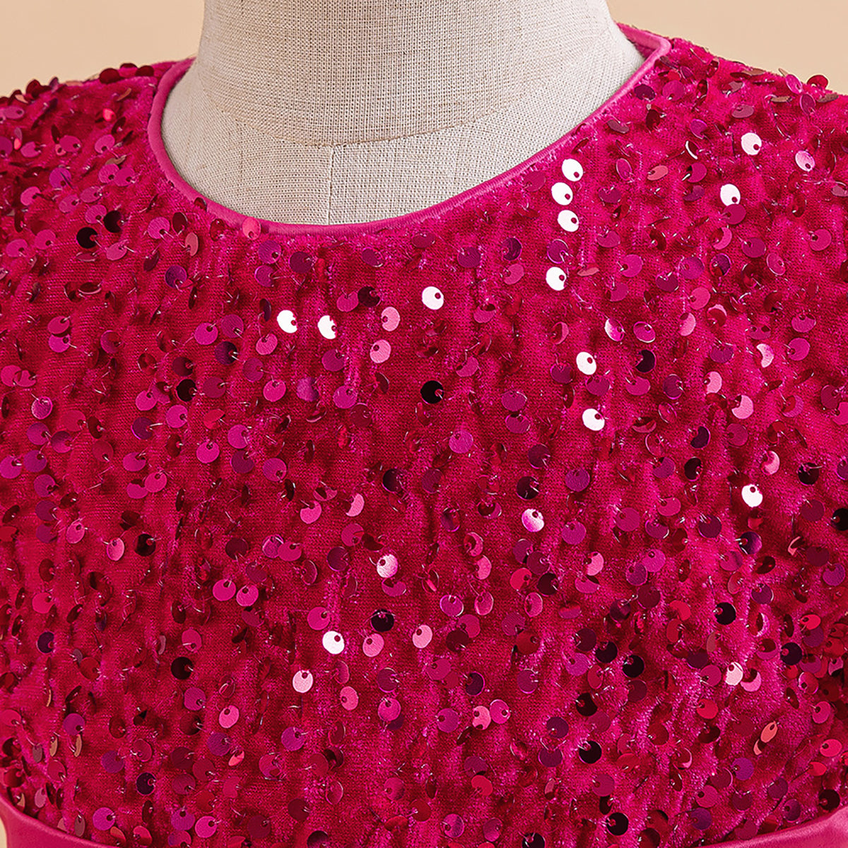 Embellished Puff Sleeve Balloon Dress