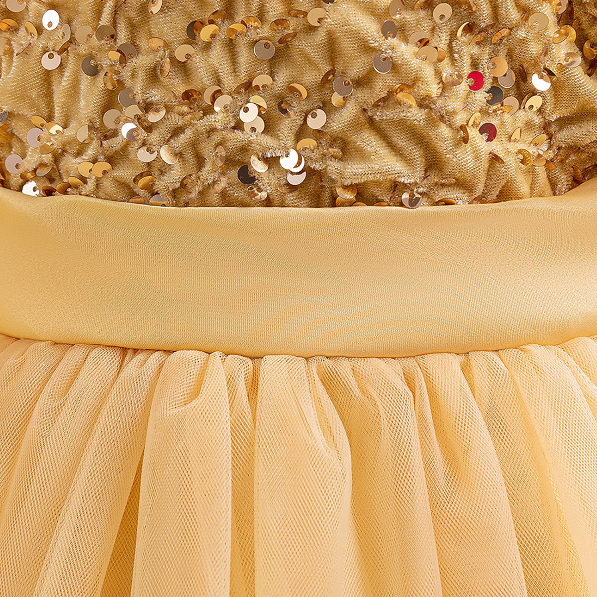 Embellished Puff Sleeve Balloon Dress