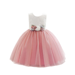 Applique Fit & Flare Maxi Dress