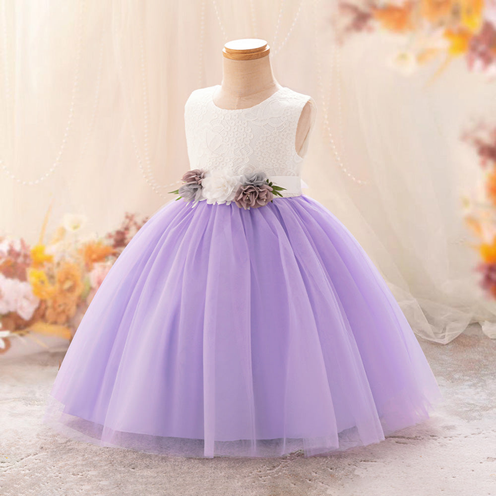 Embellished Applique Fit & Flare Dress