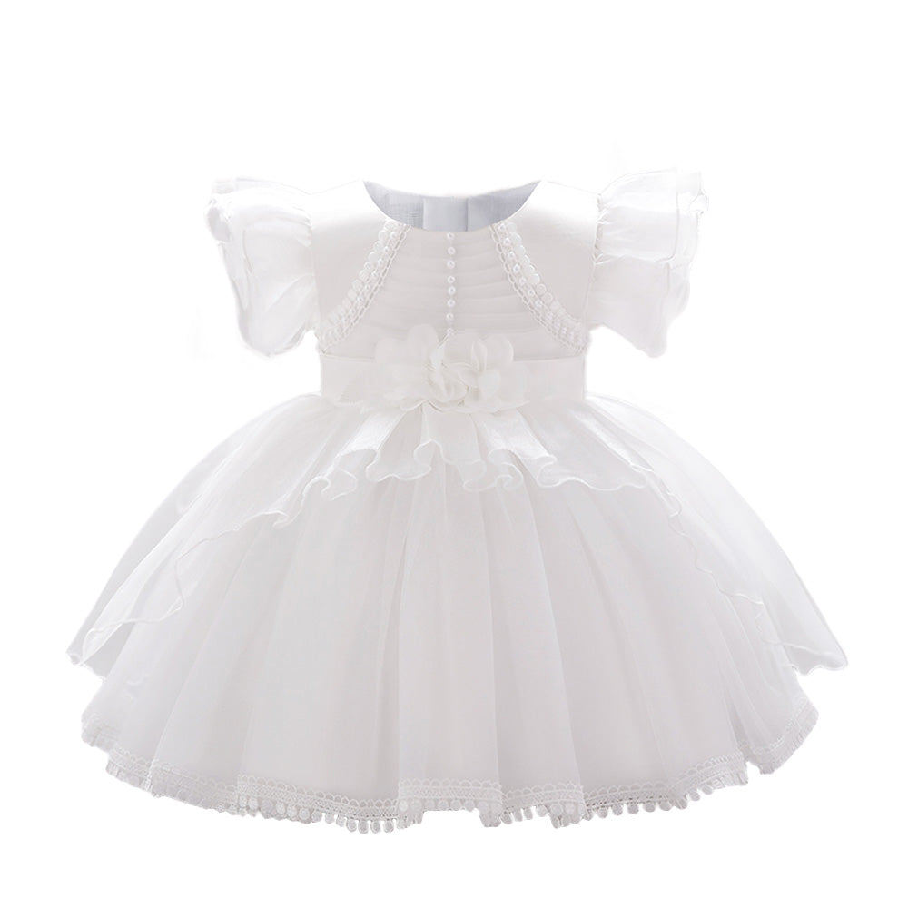 Flutter Sleeves Balloon Dress