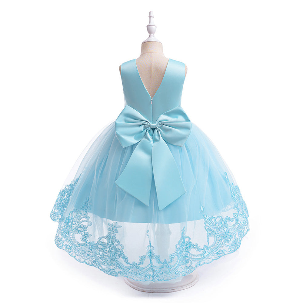 Embellished Applique Balloon Maxi Dress