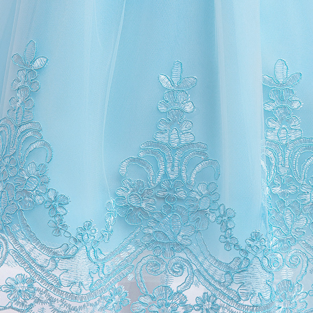 Embellished Applique Balloon Maxi Dress