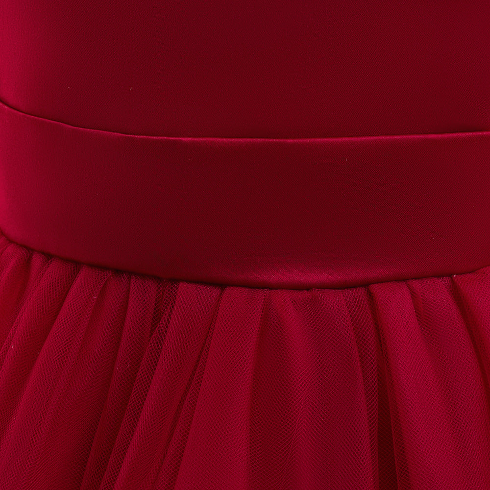 Applique Fit & Flare Maxi Dress