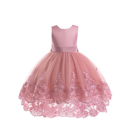 Applique Fit & Flare Maxi Dress