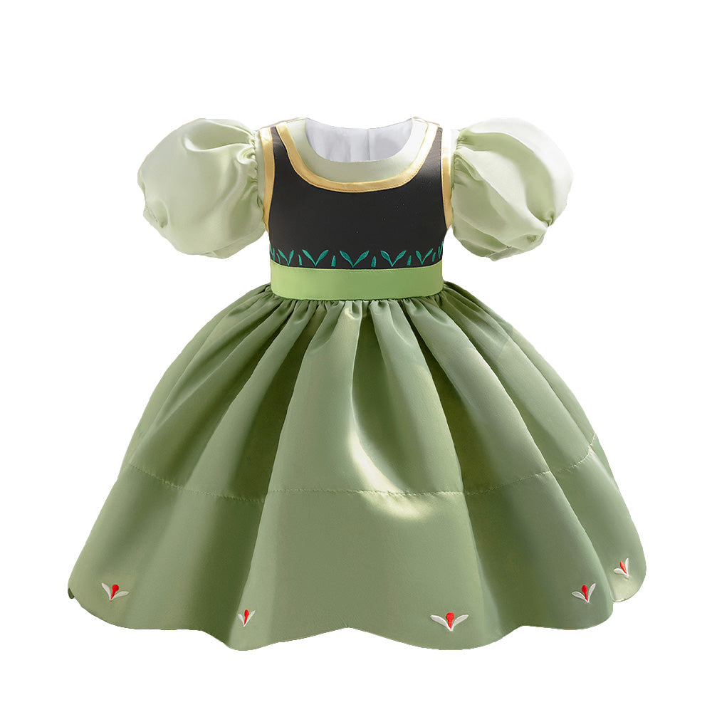 Puff Sleeve Peplum Dress