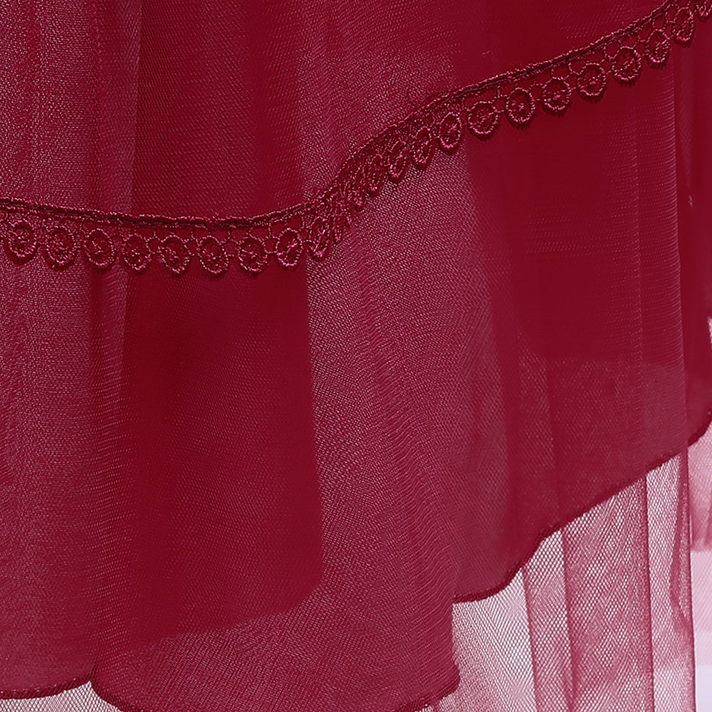 Girls Self Design Maxi Dress