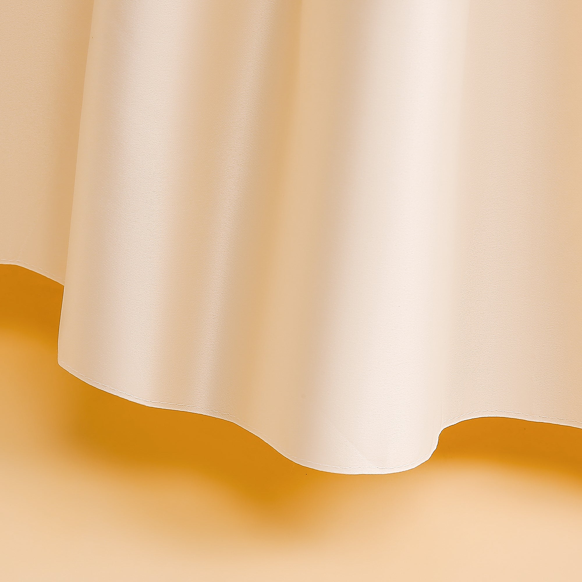 Girls Cream-Coloured Pleated Gown Maxi Dress
