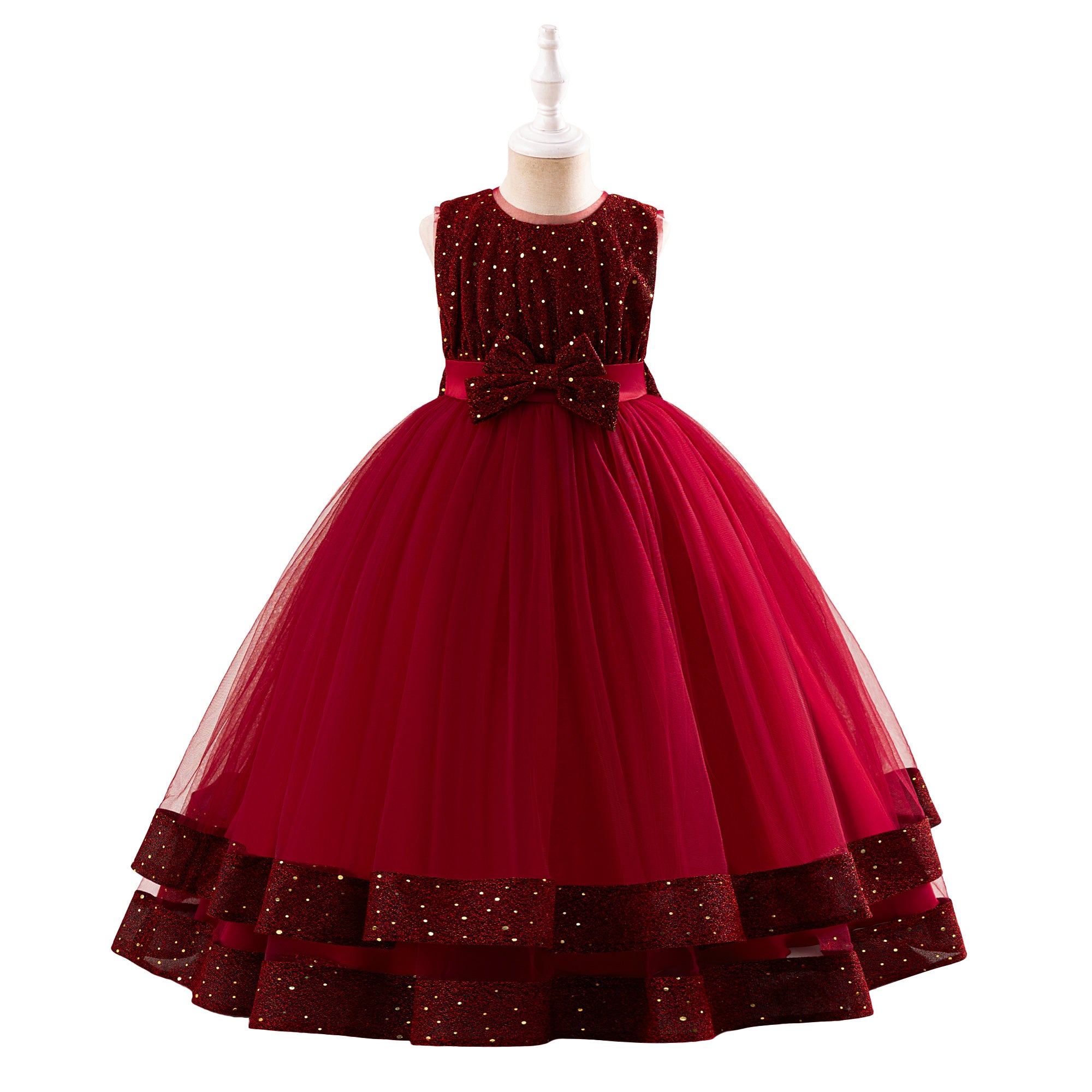 Girls Embellished Gown Maxi Dress