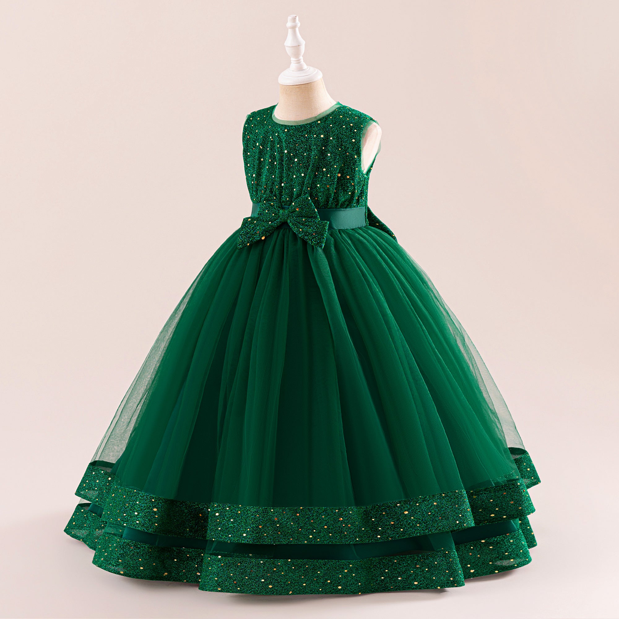 Girls Embellished Gown Maxi Dress