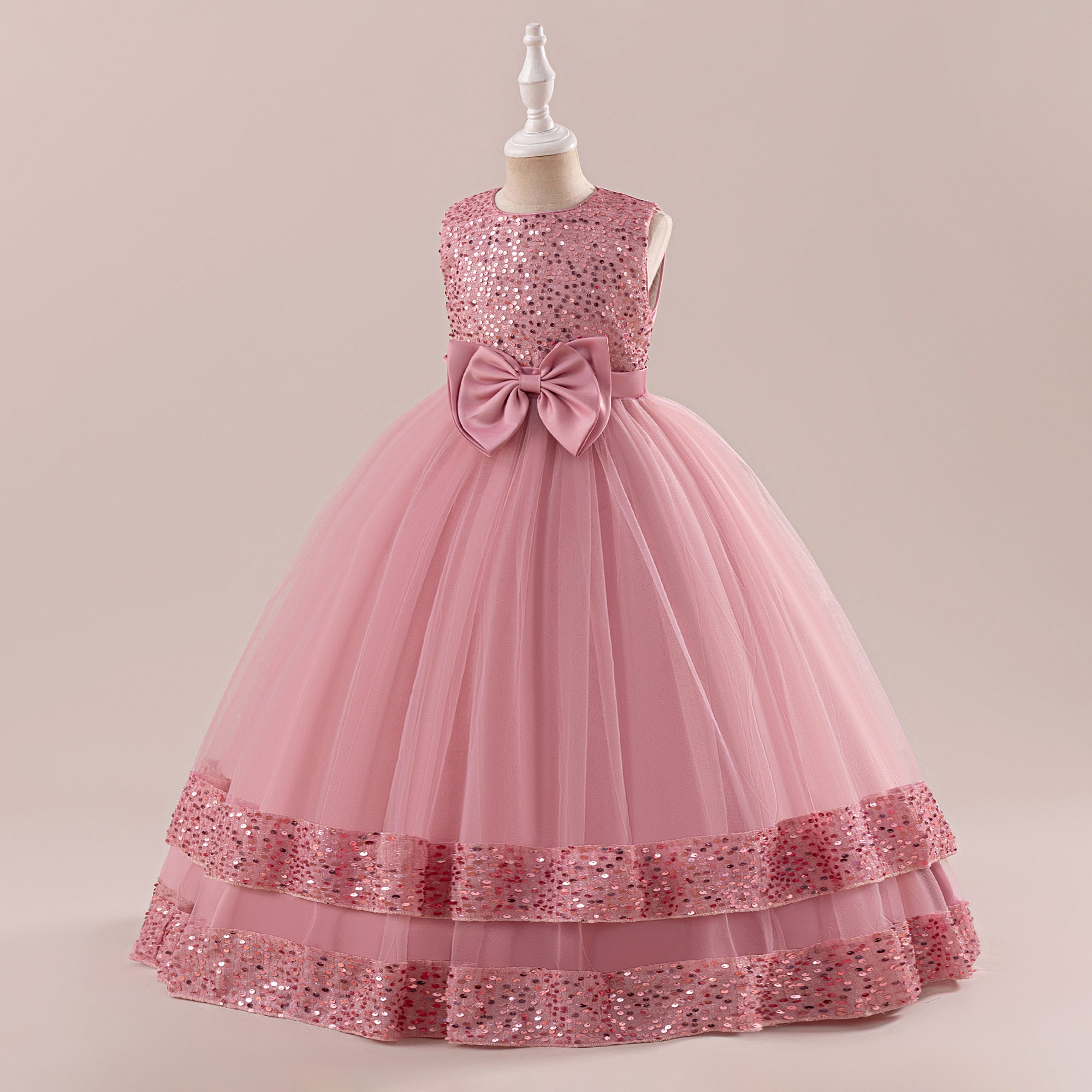 Girls Embellished Gown Maxi Dress