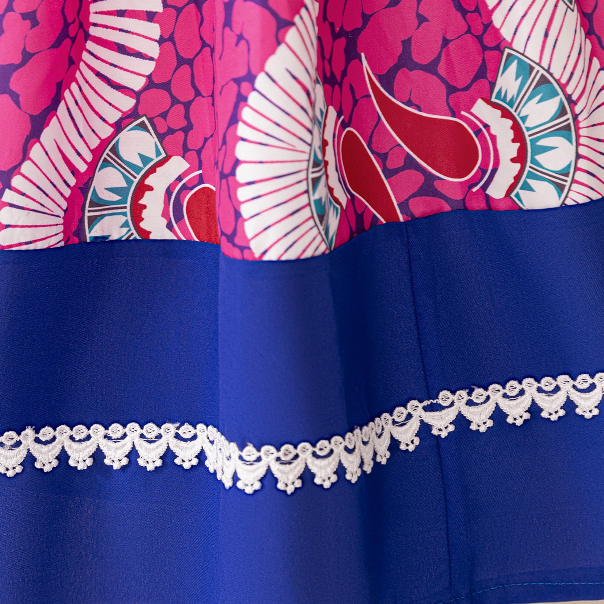 Girls Ethnic Motifs Printed Maxi Dress