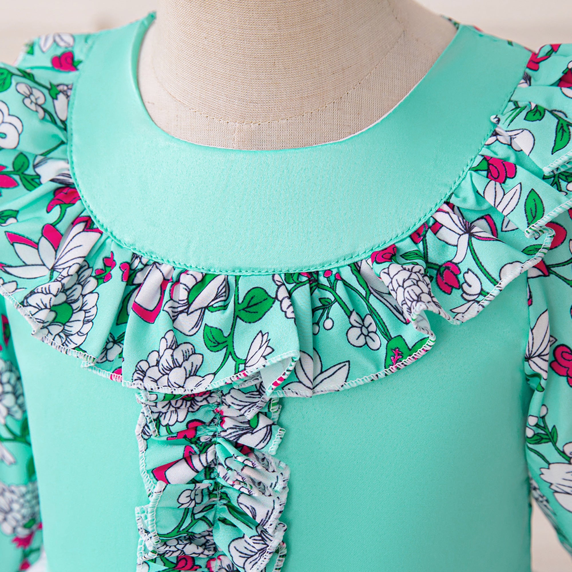 Girls Ethnic Motifs Printed Fit & Flare Dress
