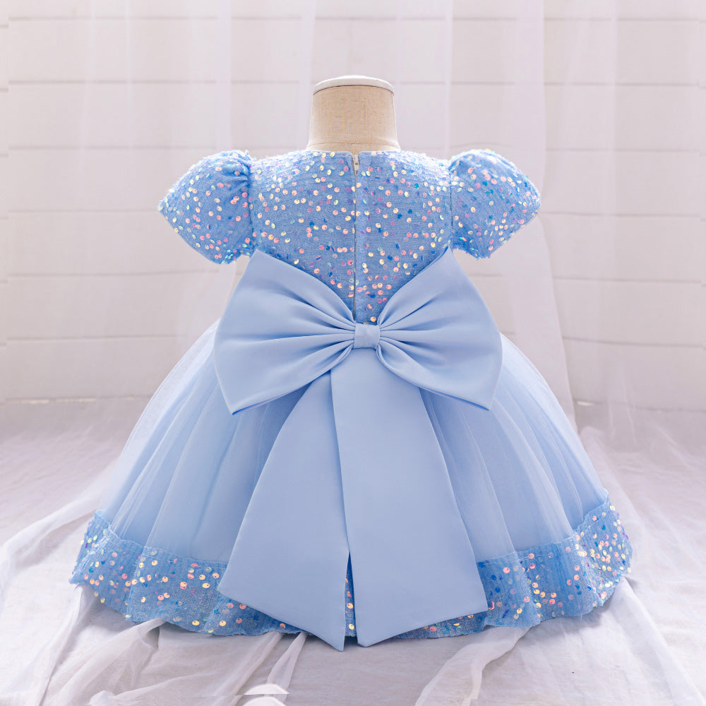 Girls Embellished Balloon Dress