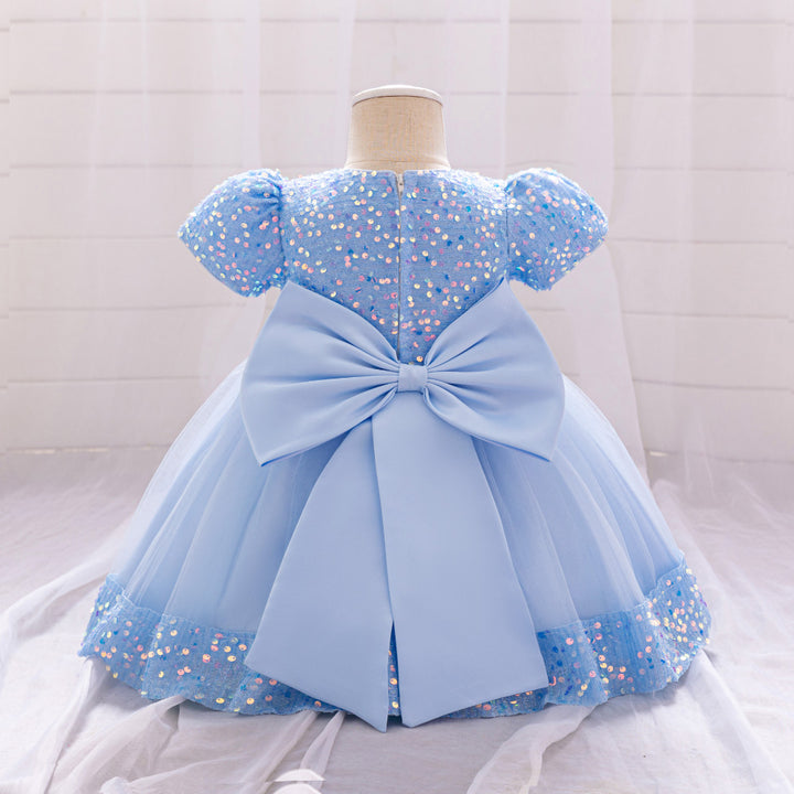 Girls Embellished Balloon Dress