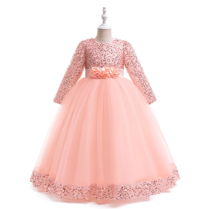 Embellished Applique Gown  Maxi Dress
