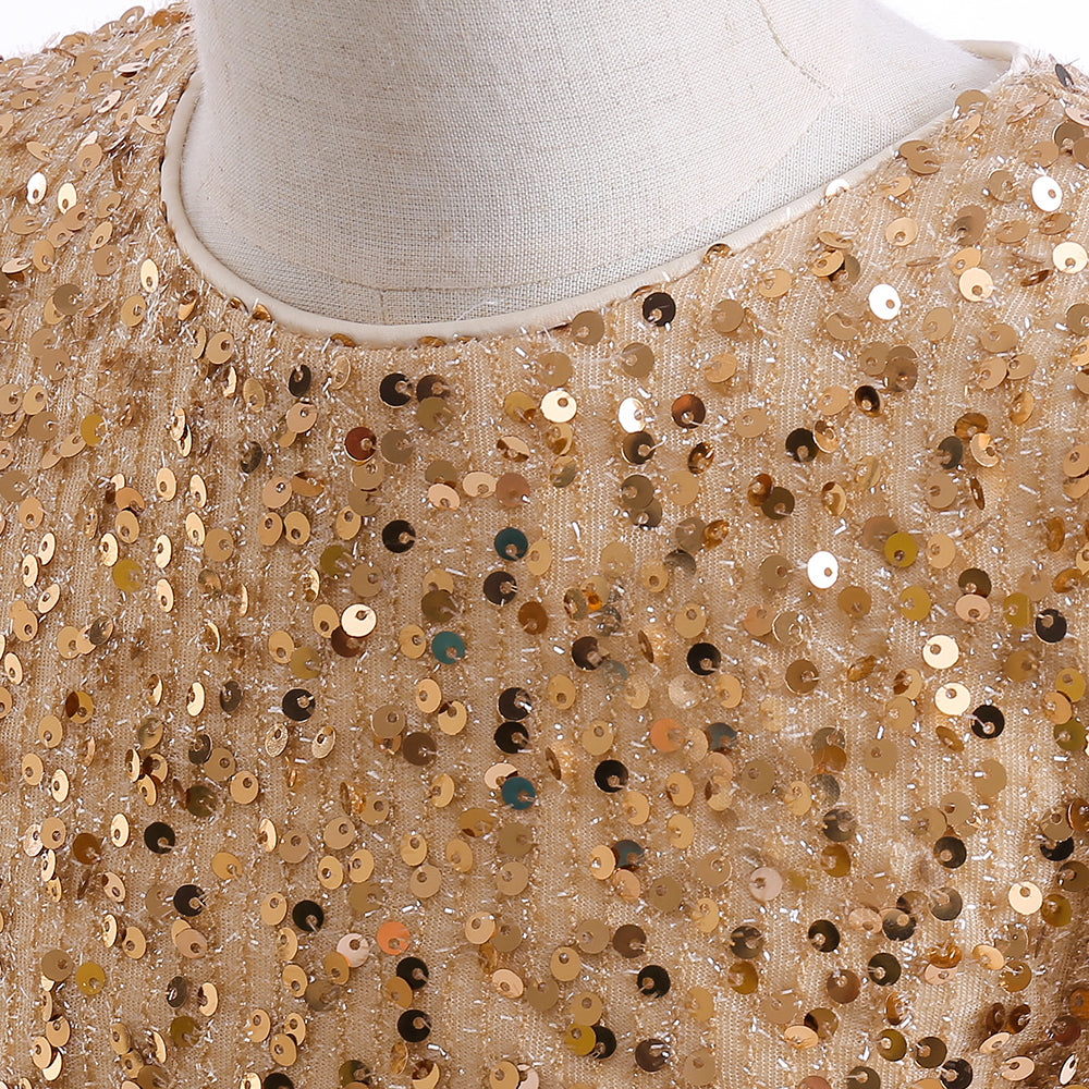 Embellished Applique Fit & Flare Maxi Dress